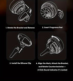 Wind-Powered Koi Fish Car Diffuser – Elegant & Sustainable