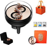 Dragon Car Diffuser Car Vent Clip Perfume Set CompactDesign Wind-Powered Rotation Eco-Friendly ArtisanDragon Structure Natural Fragrance Diffusion Interchangeable Aroma Pads