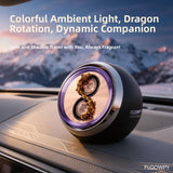Floowpy "Dragon Floating" Car Fragrance Diffuser - electric, dynamic and rotating, premium car fragrance decoration