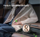 Dragon Car Diffuser Car Vent Clip Perfume Set CompactDesign Wind-Powered Rotation Eco-Friendly ArtisanDragon Structure Natural Fragrance Diffusion Interchangeable Aroma Pads