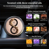 Dragon Car Diffuser Car Vent Clip Perfume Set CompactDesign Wind-Powered Rotation Eco-Friendly ArtisanDragon Structure Natural Fragrance Diffusion Interchangeable Aroma Pads