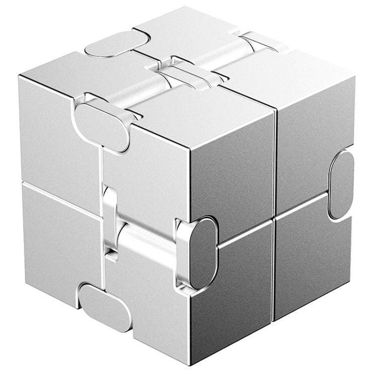 silver fidget cube B.M  Fidget Cube New Version Fidget Finger Toys