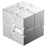 silver fidget cube